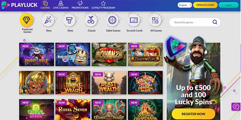 playluck games lobby